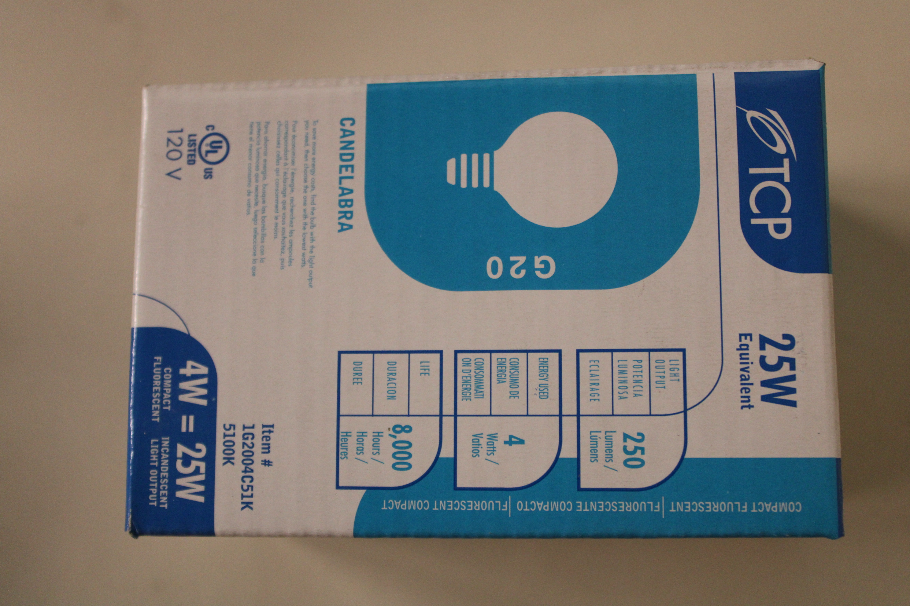 1G2004C51K TCP Lighting Miniature and Specialty Bulbs