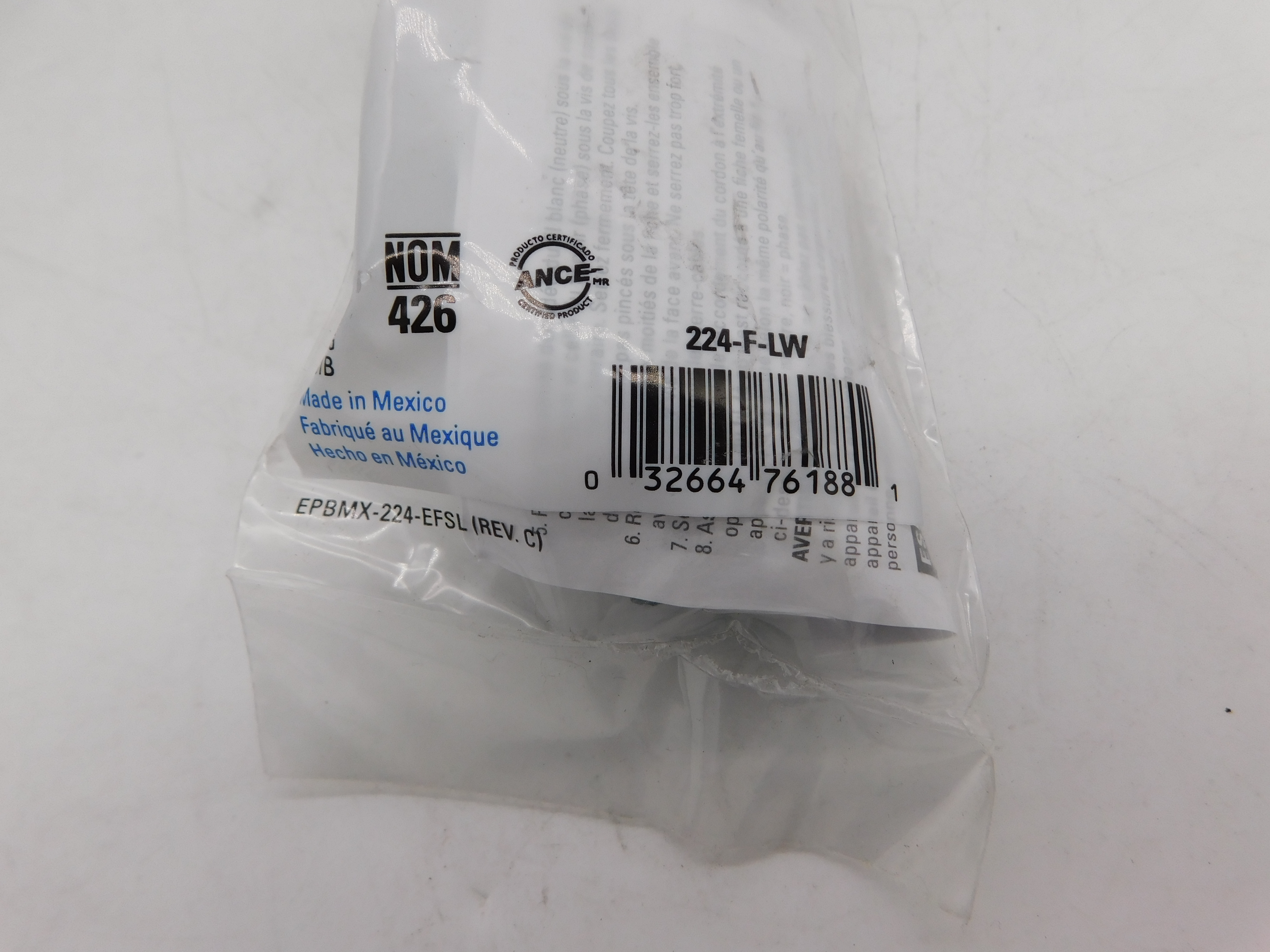 224-F-LW Eaton Other Plugs/Connectors/Adapters