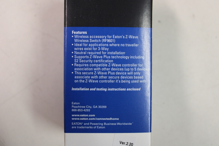 RF9617DBK Eaton Light Switch and Control Accessories