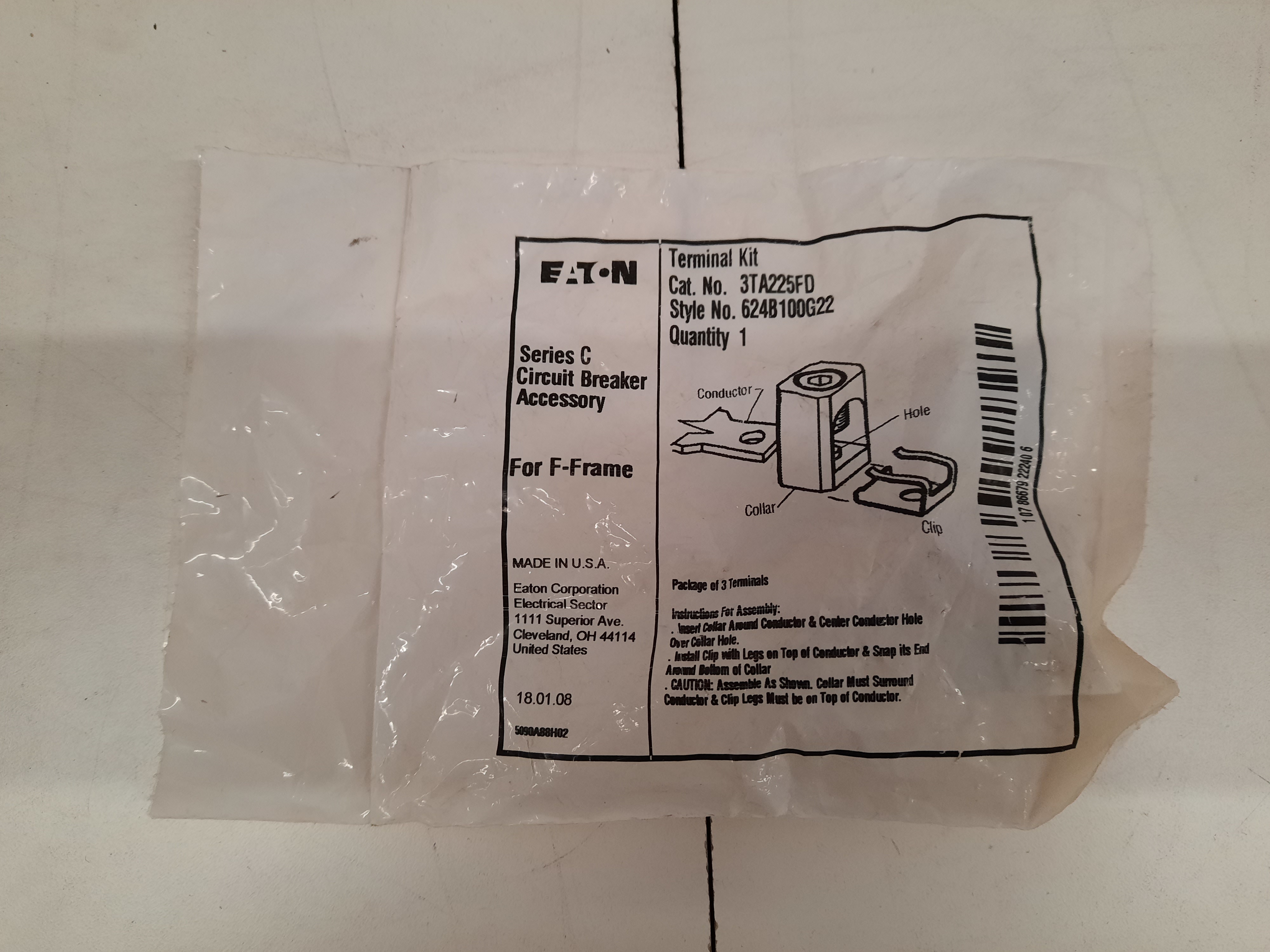 3TA225FD Eaton Other Power Distribution Contacts and Accessories