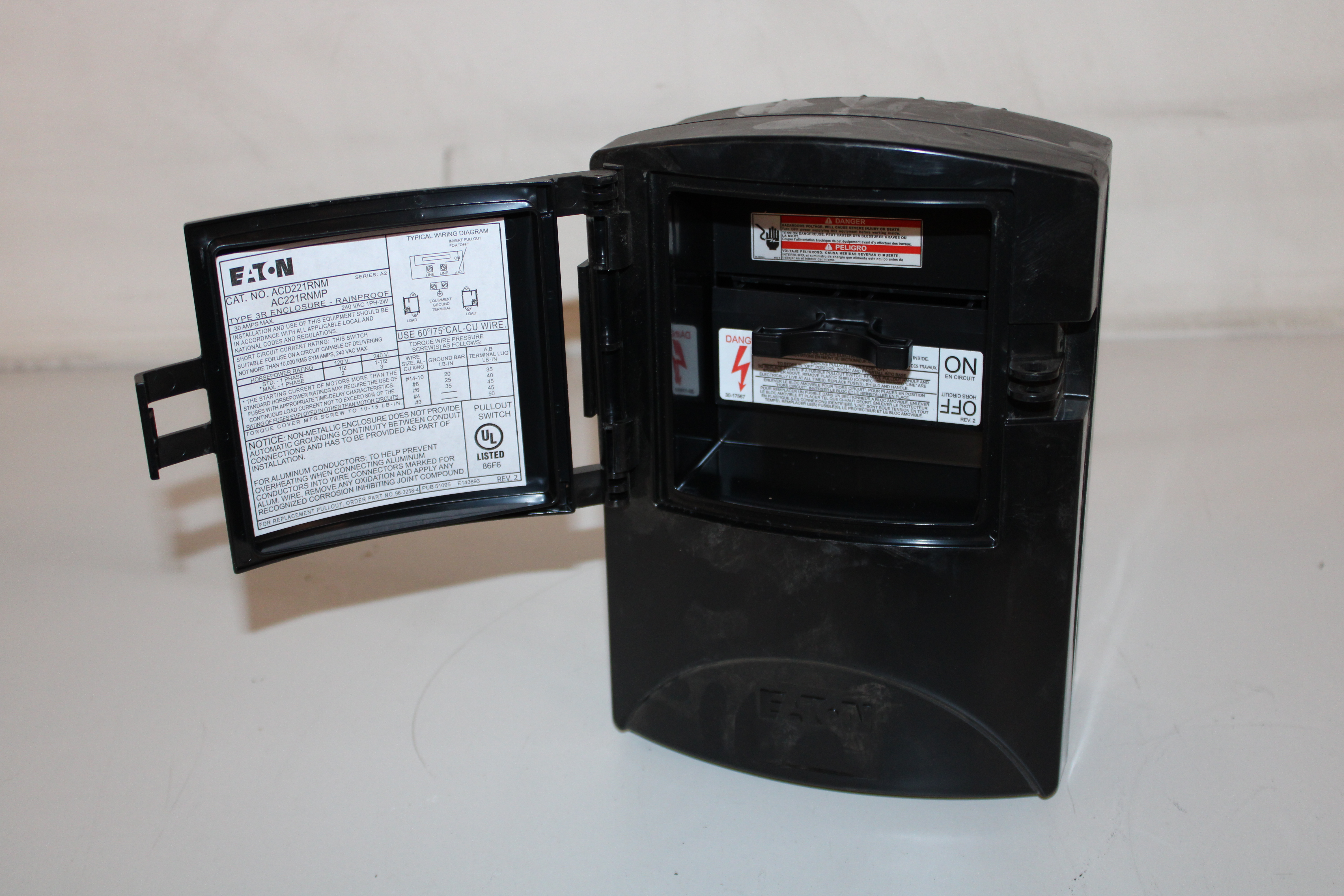 ACD221RNM Eaton Disconnect Switches