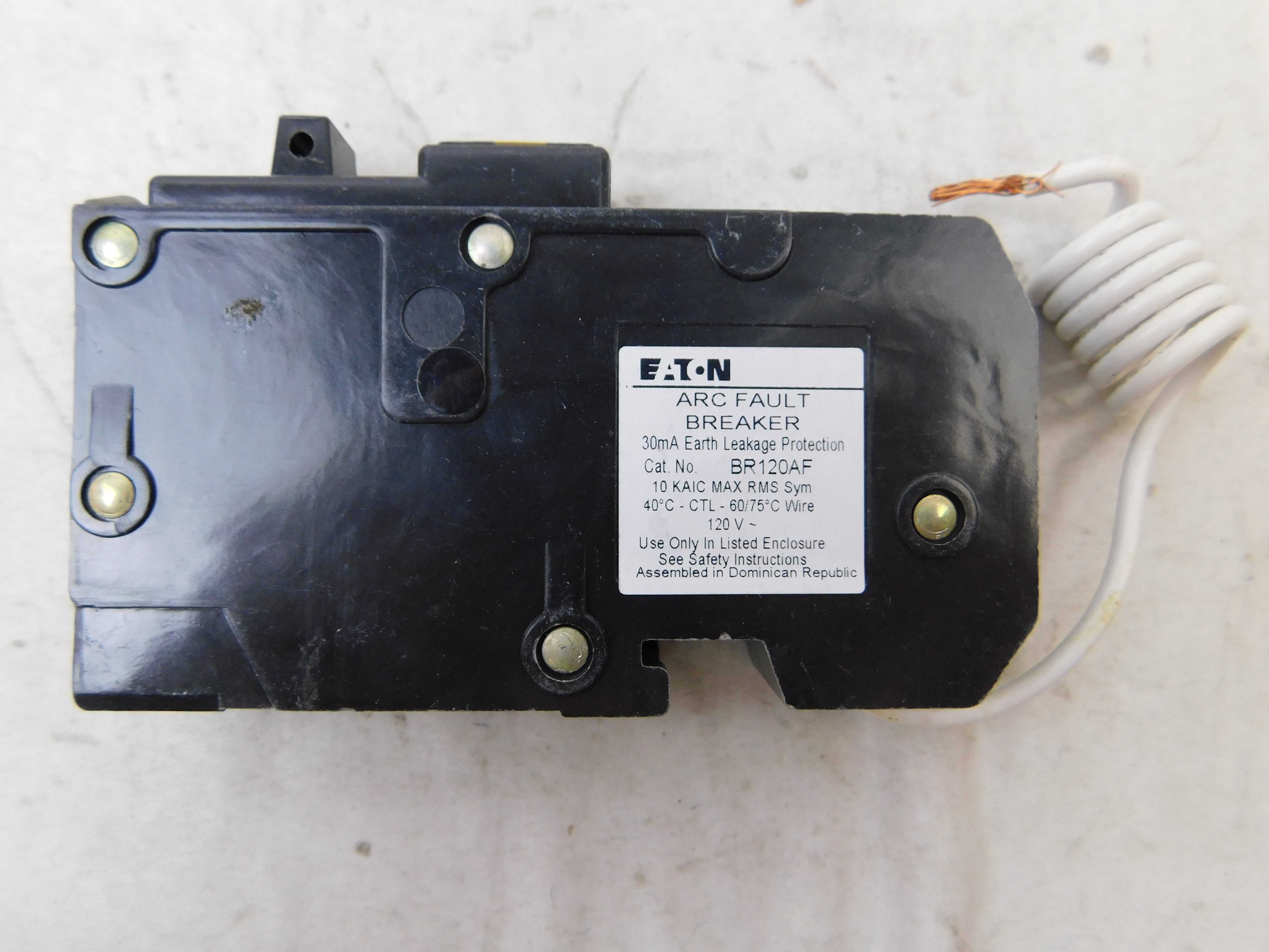 BR120AF Eaton Miniature Circuit Breakers (MCBs)