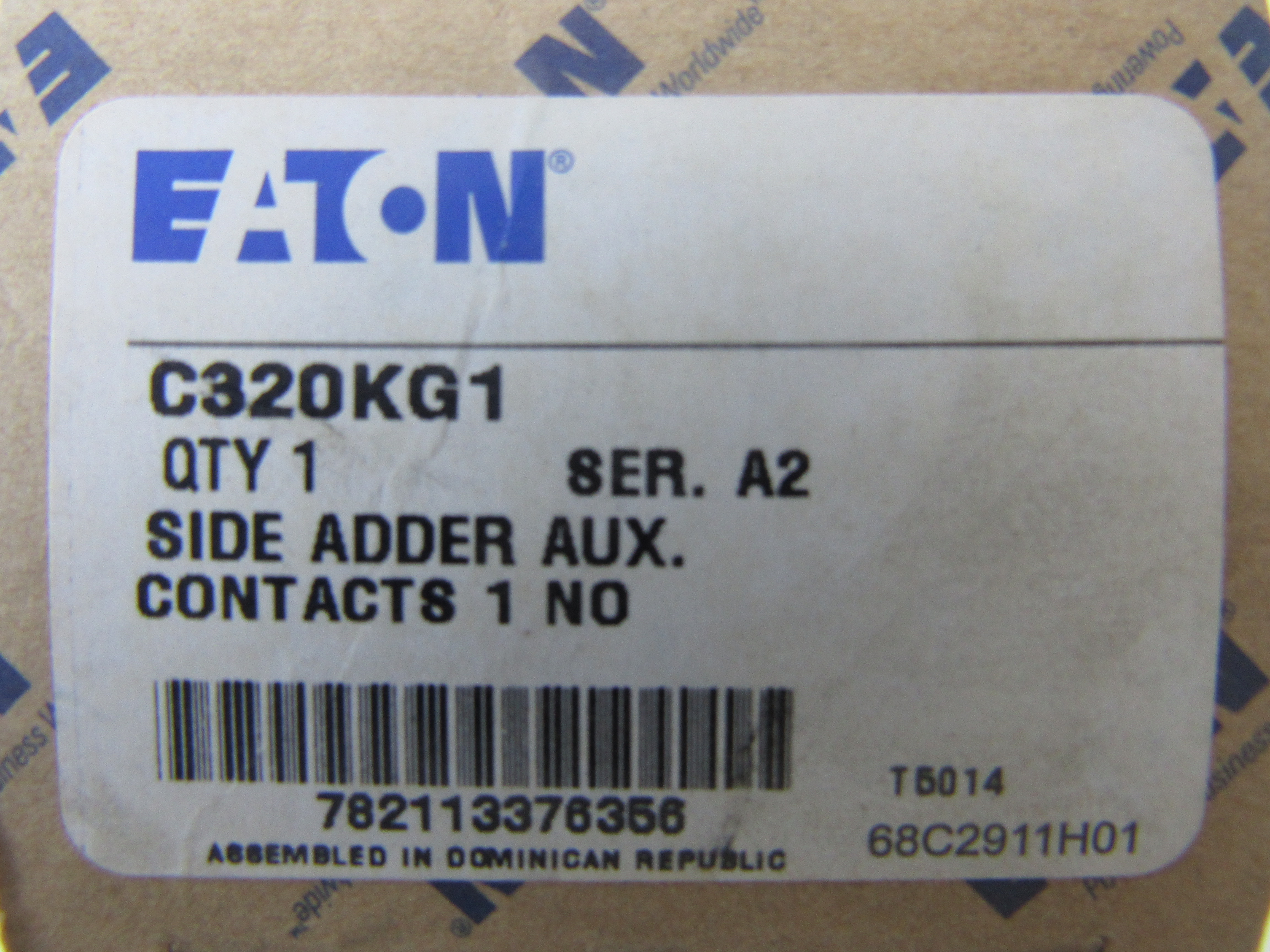 C320KG1 Eaton Auxiliary Contact