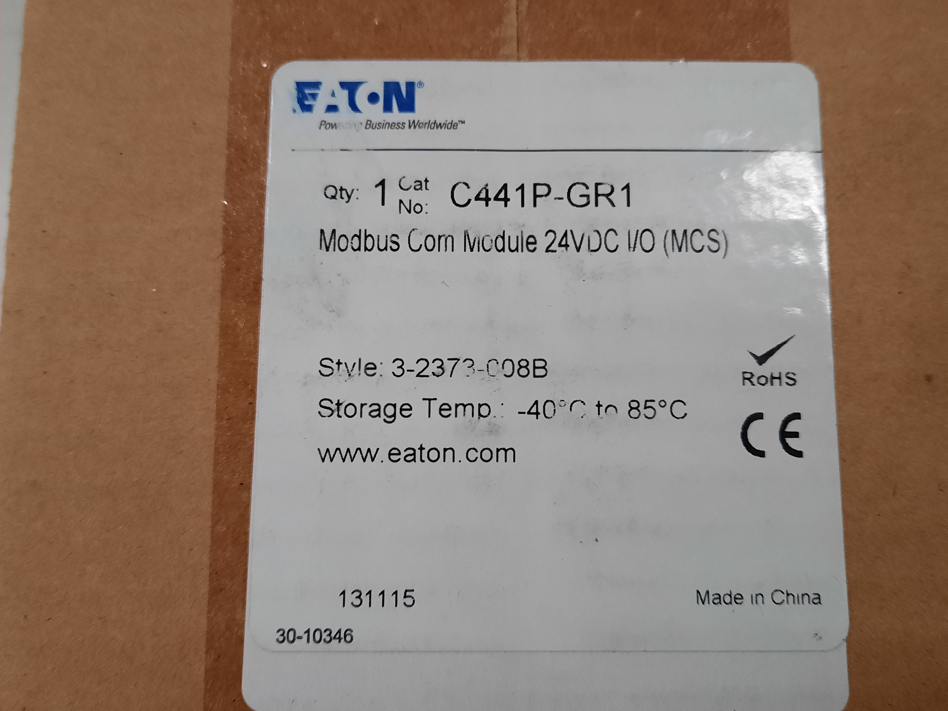 C441P-GR1 Eaton Programmable Logic Controllers (PLCs)