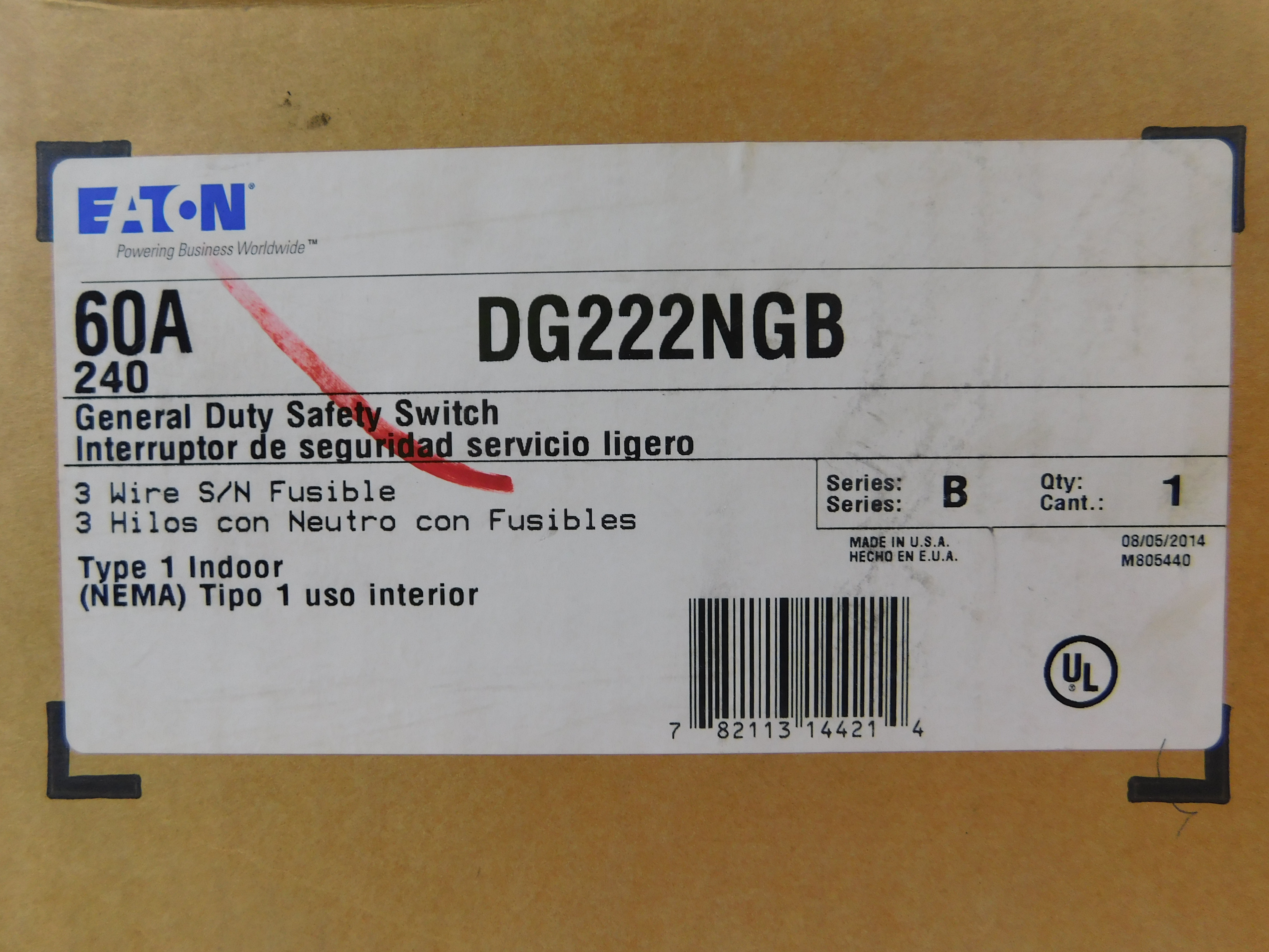 DG222NGB Eaton General Duty Safety Switches