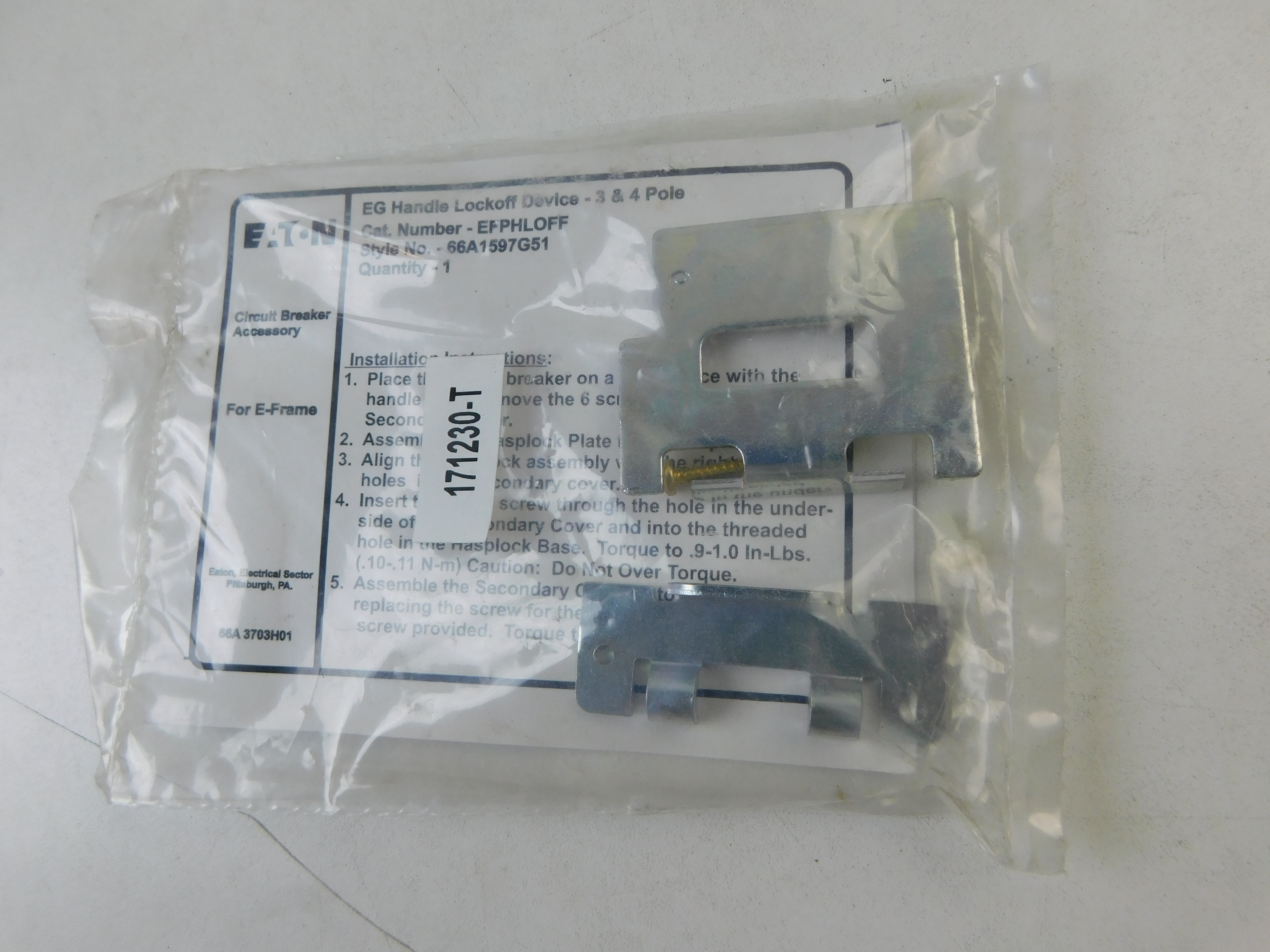 EFPHLOFF Eaton Circuit Breaker Accessories