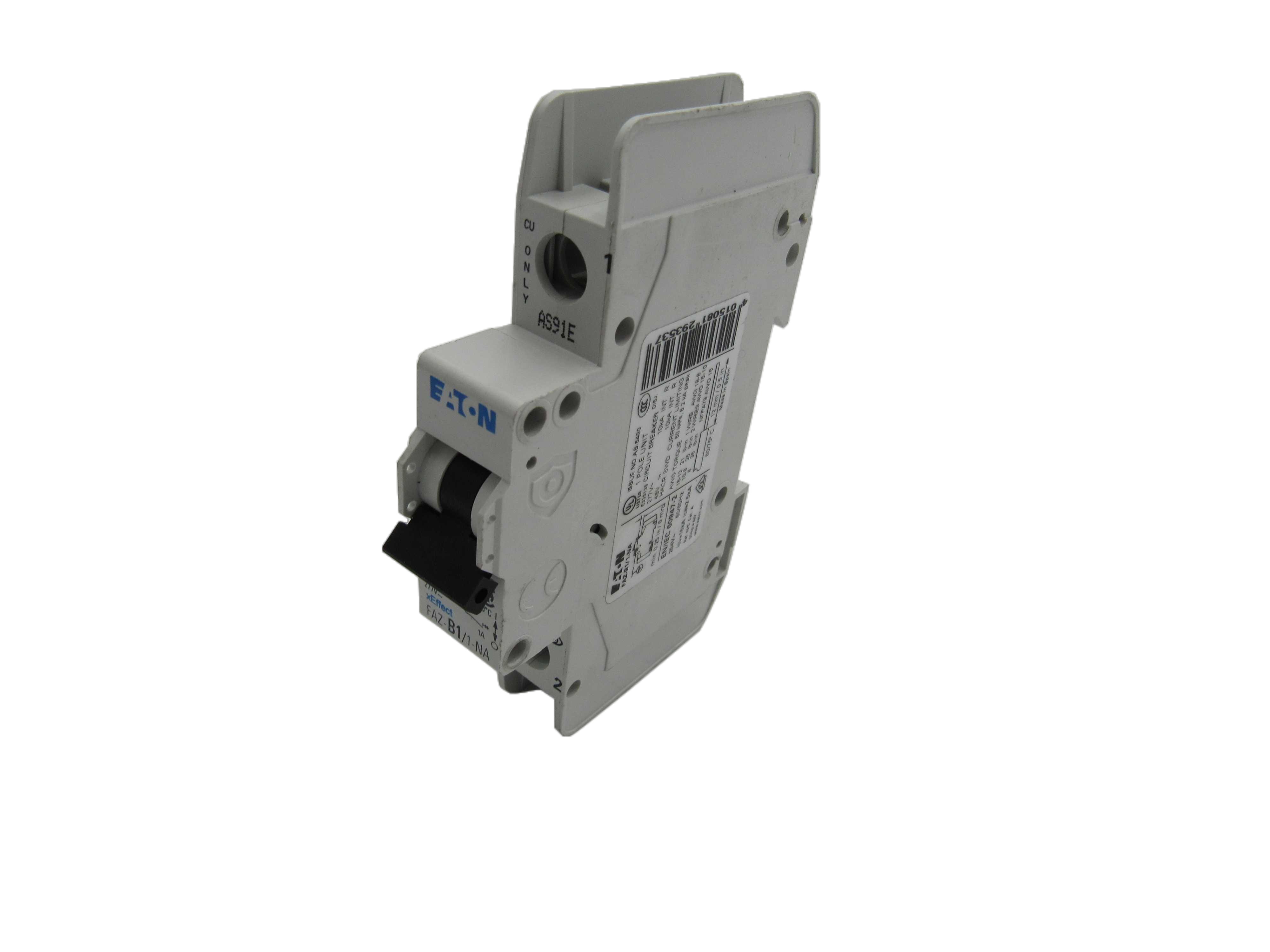 FAZ-B1/1-NA Eaton Din Rail Mounted Circuit Breakers