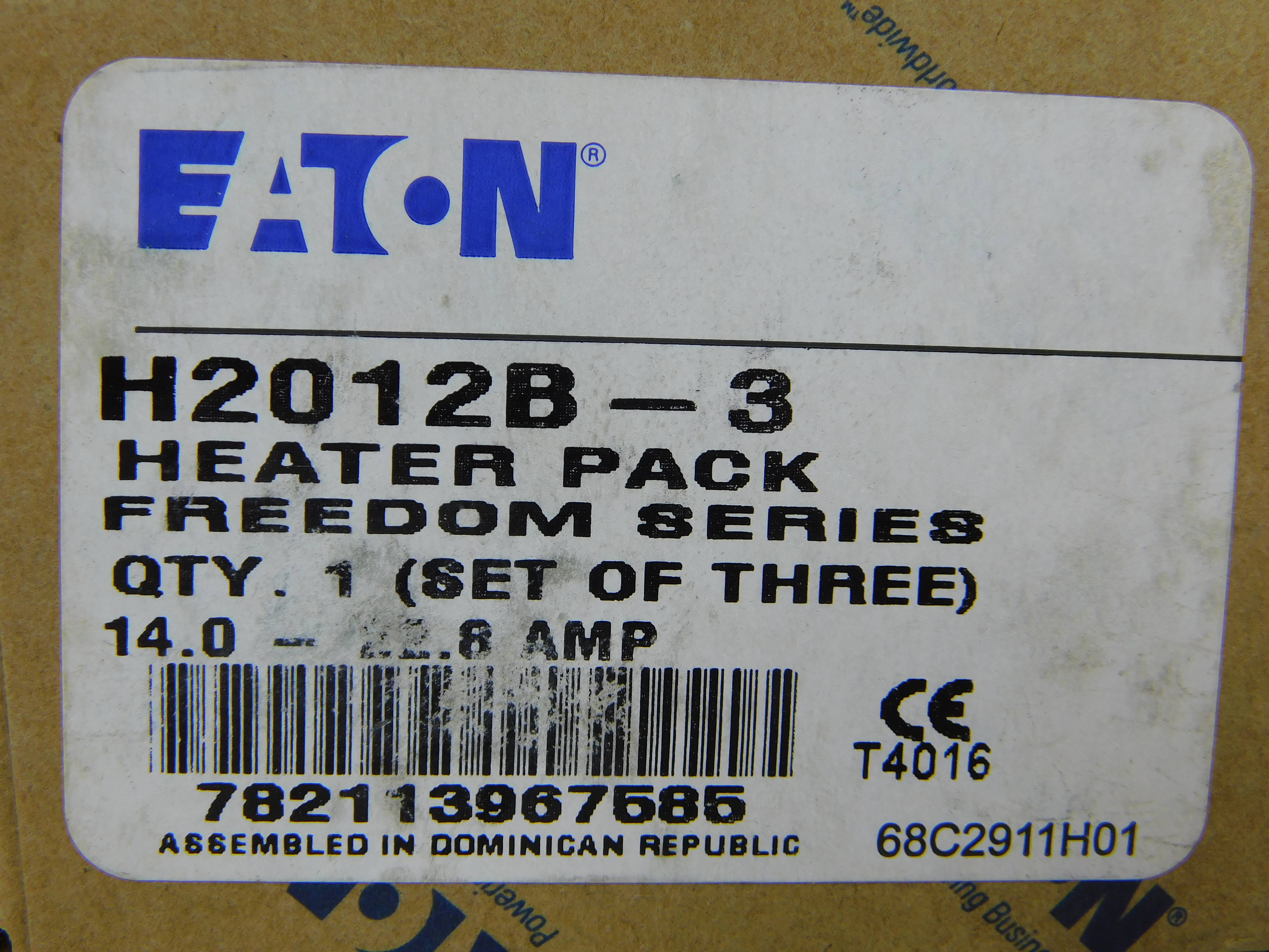 H2012B-3 Eaton Heater Packs and Elements