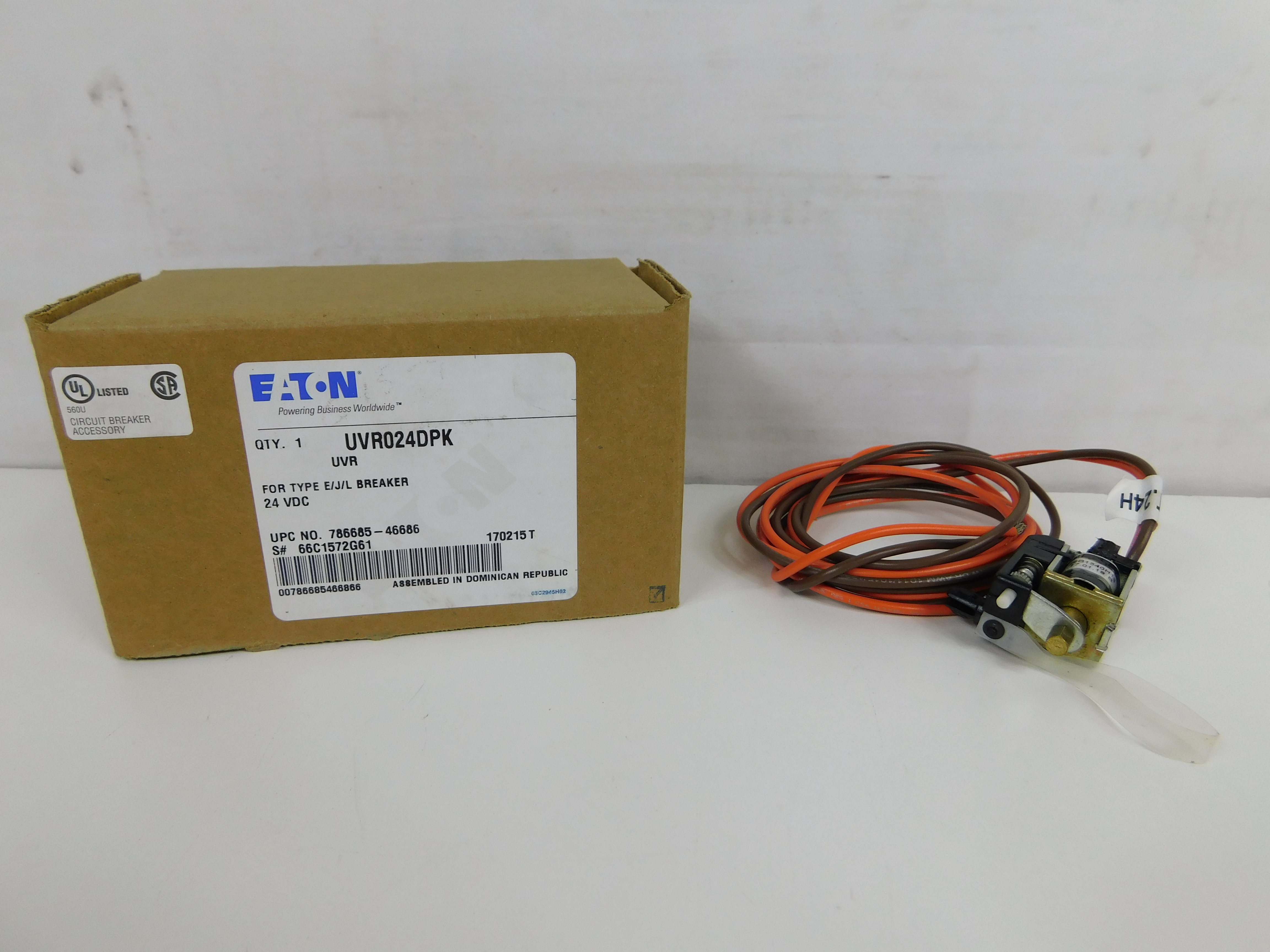 UVR024DPK Eaton Undervoltage Releases (UVRs)