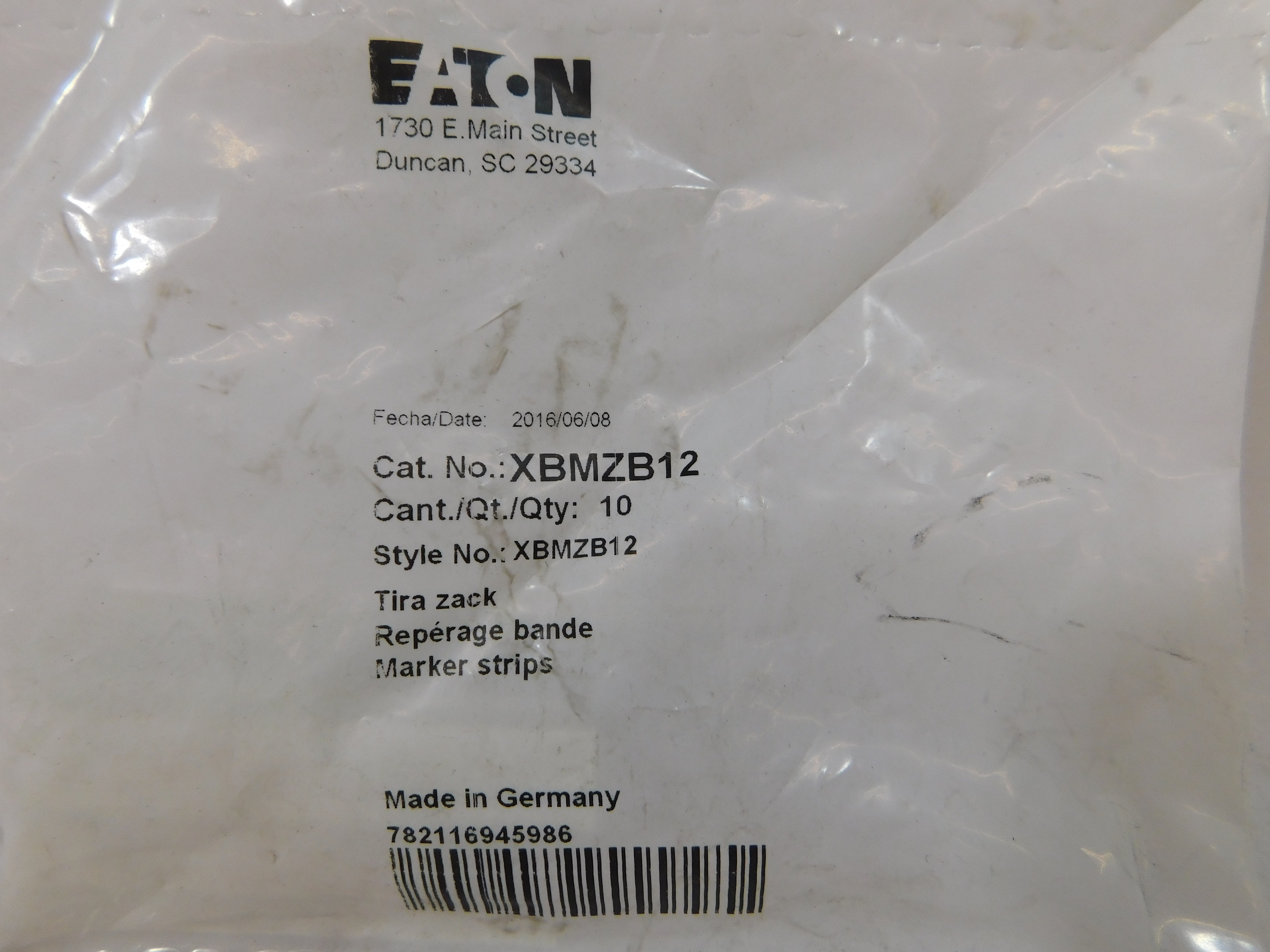 XBMZB12 Eaton Contact Accessories