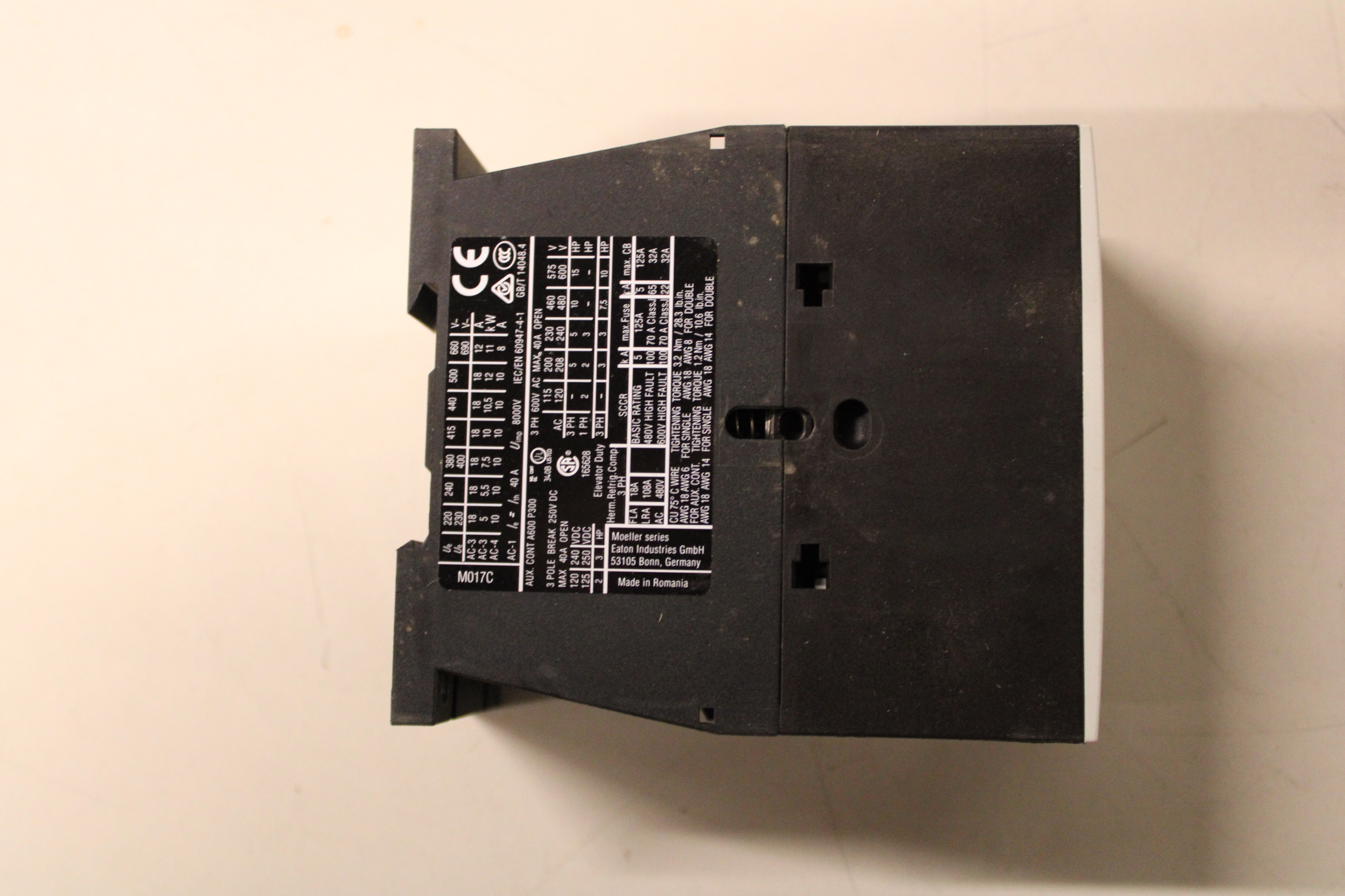 XTCEC018C01TD Eaton Enclosed Contactors