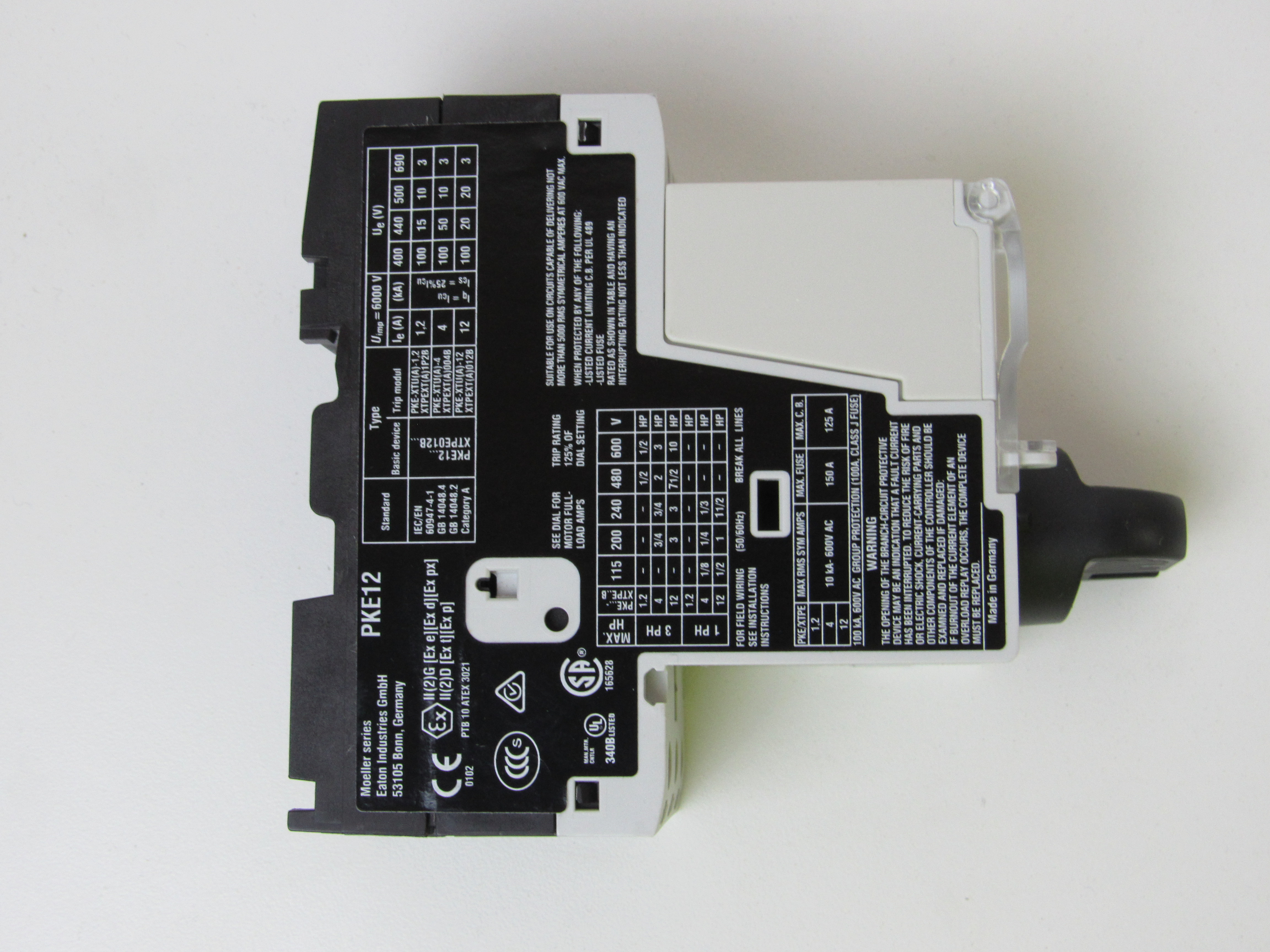 XTPE004BCS Eaton Manual Motor Protectors