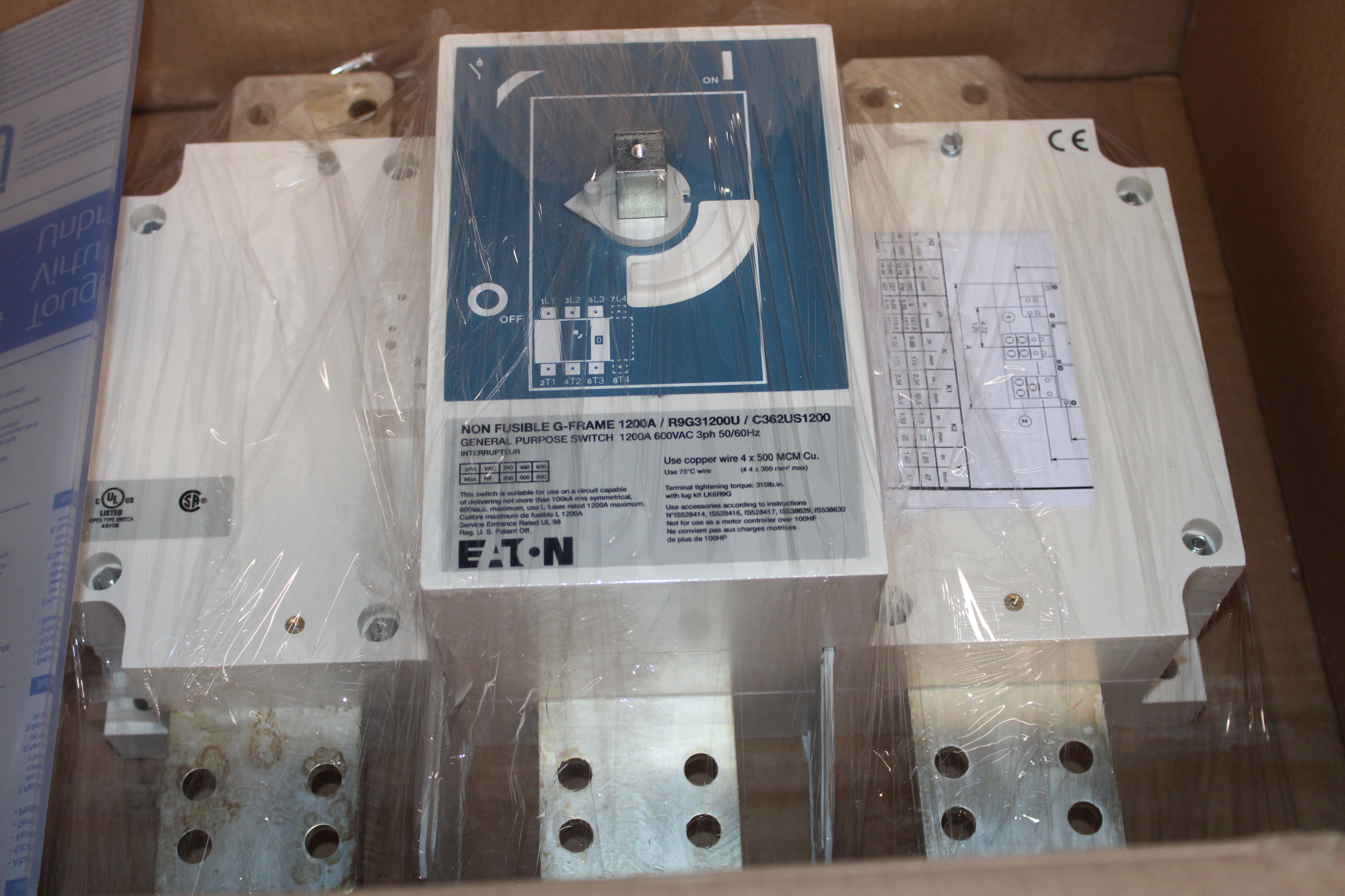 YC362US1200 Eaton Switch Accessories