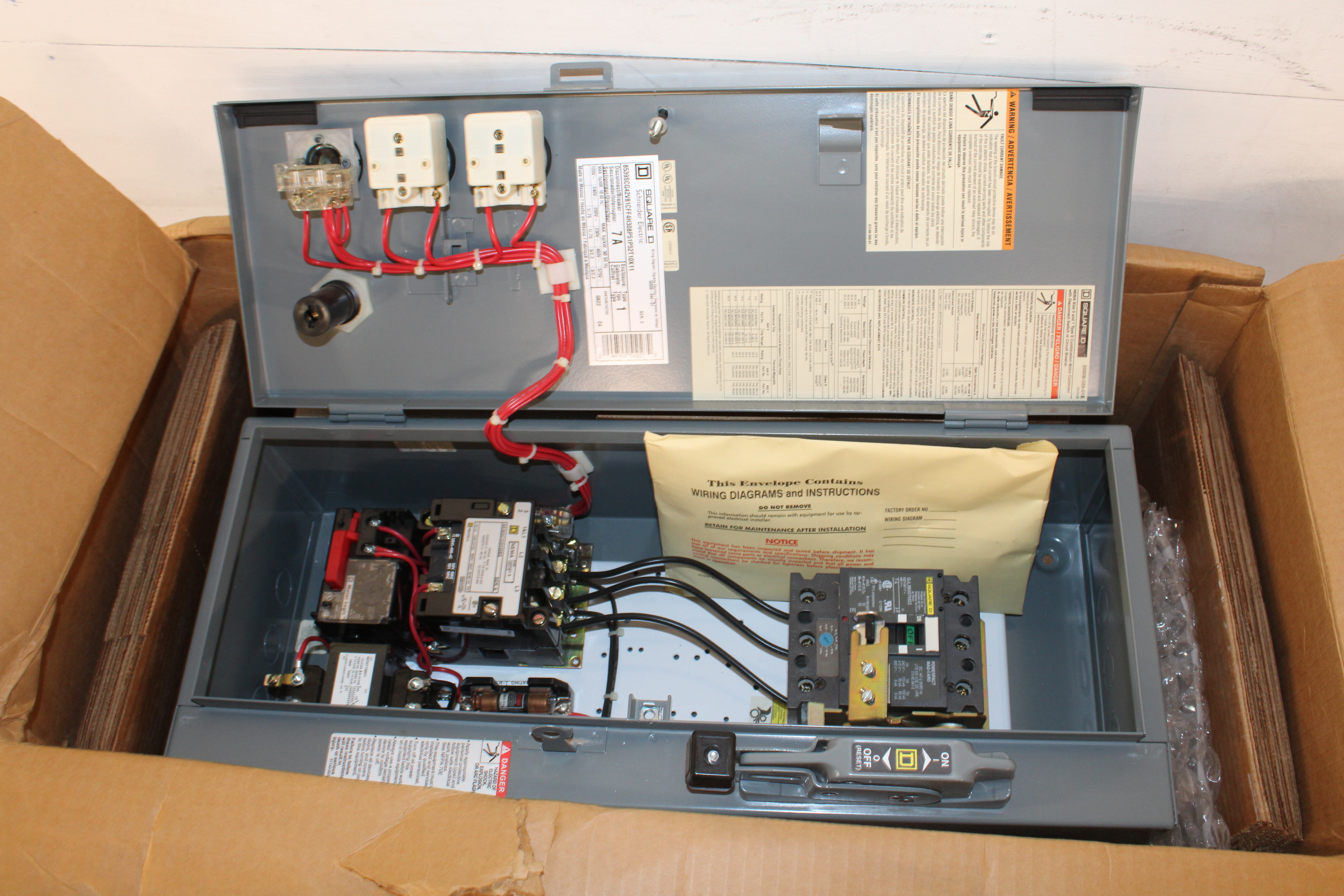 8539SCG42V81CFF4H308P51P52T10X11 Square D Combination Starters