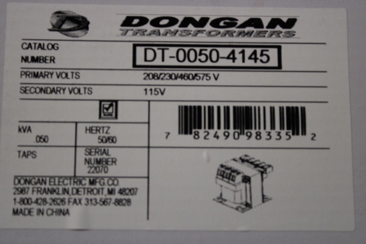 DT-0050-4145 Dongan Other Transformers