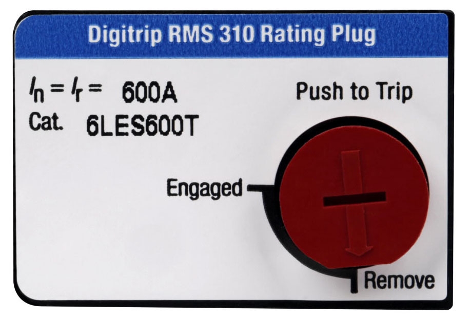 6LES600T Eaton Rating Plug