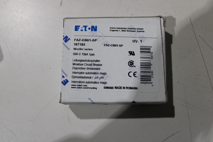 FAZ-C50/1-SP Eaton Motor Circuit Protector (MCPs)