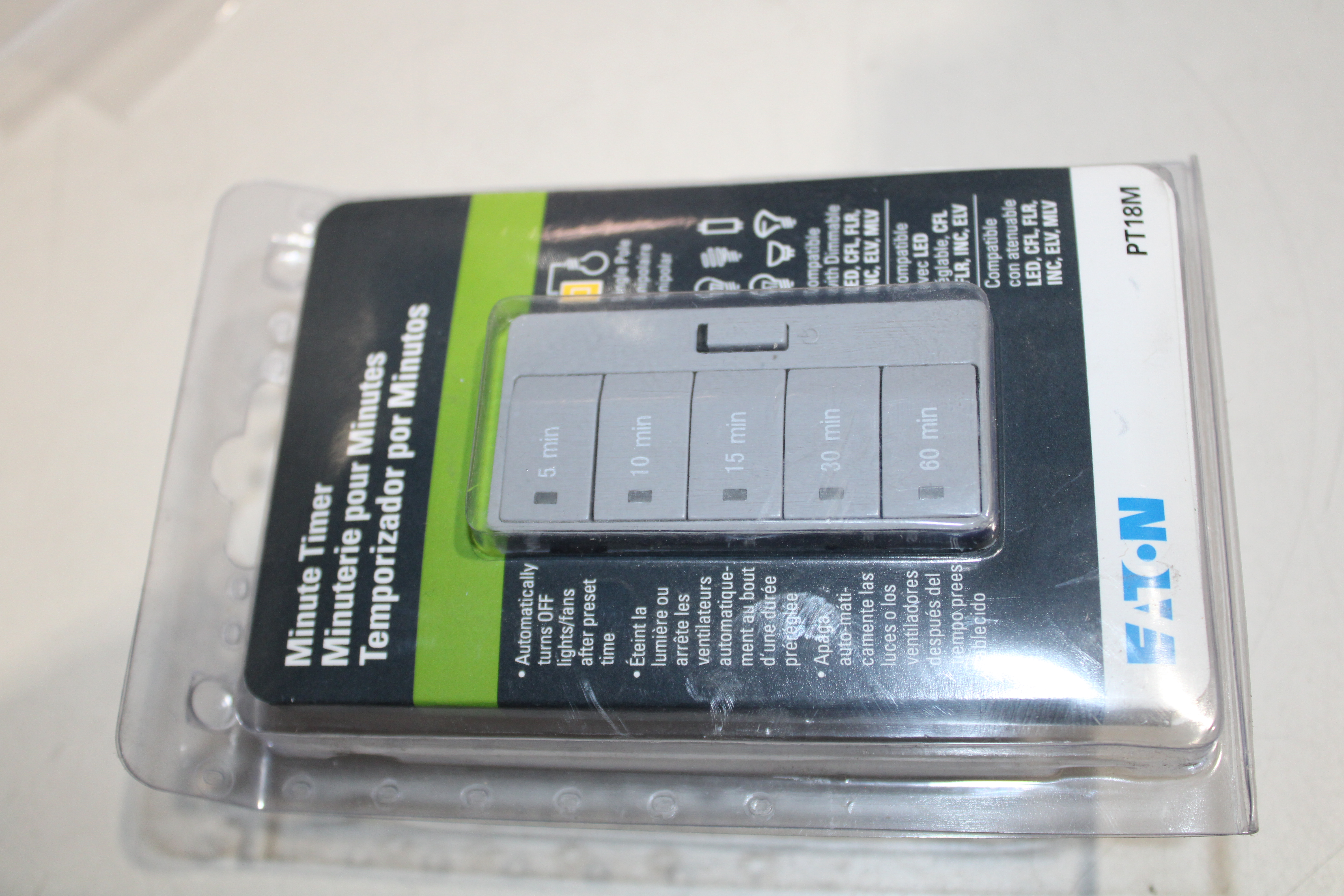 PT18M-GY-K Eaton Timers and Time Switches