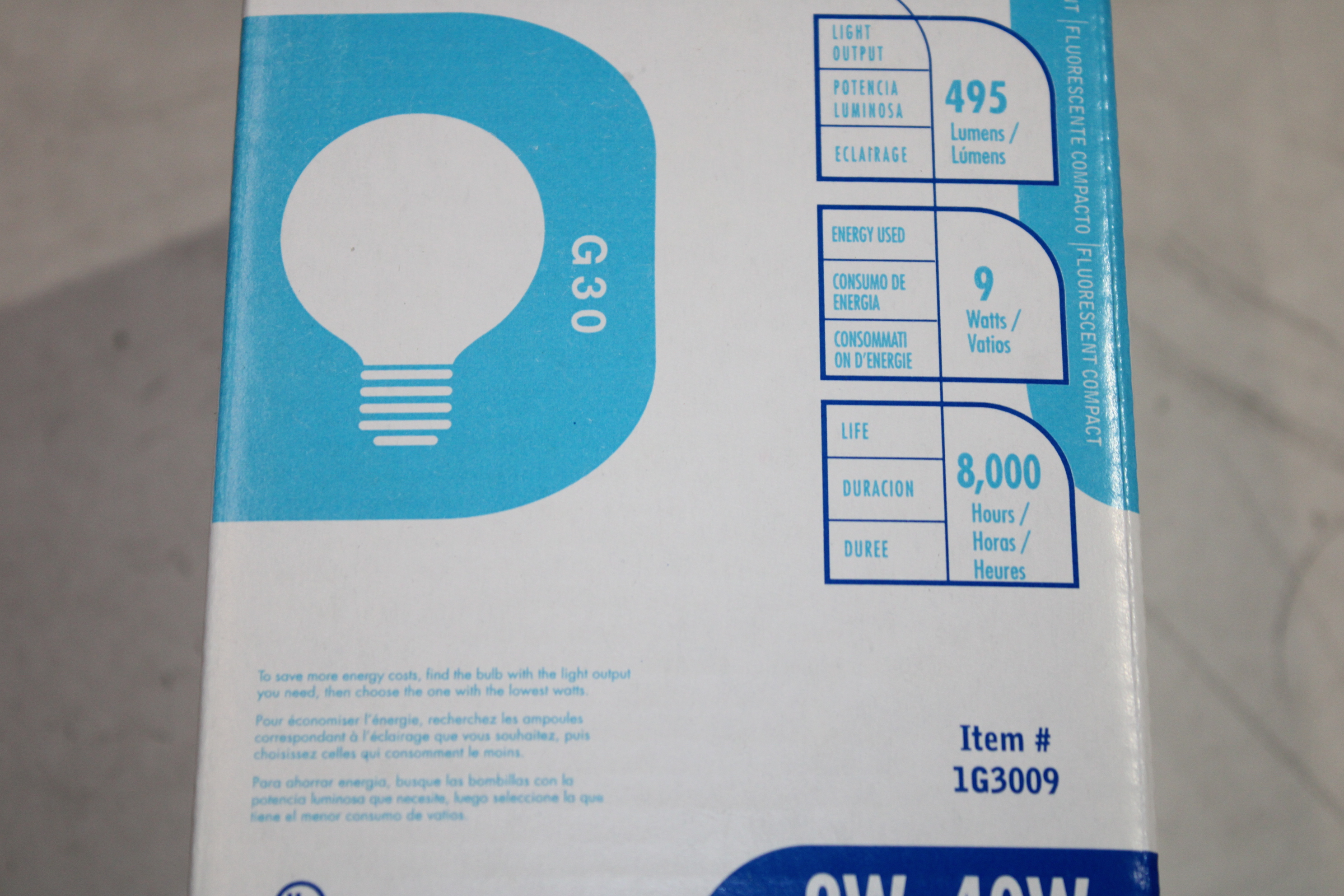1G3009 TCP Lighting Fluorescent Bulbs
