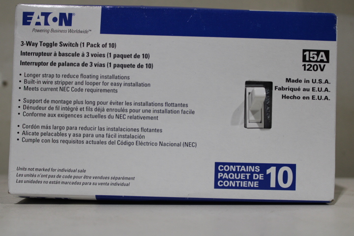 1303-7W-10-LW Eaton Light Switch and Control Accessories