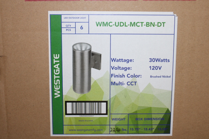WMC-UDL-MCT-BN-DT Westgate Outdoor Lighting