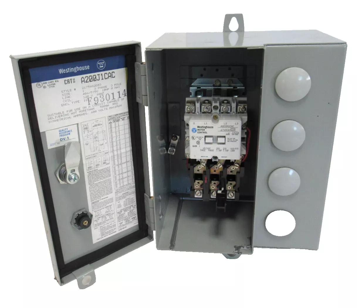 A200J1CAC Eaton Manual Starters