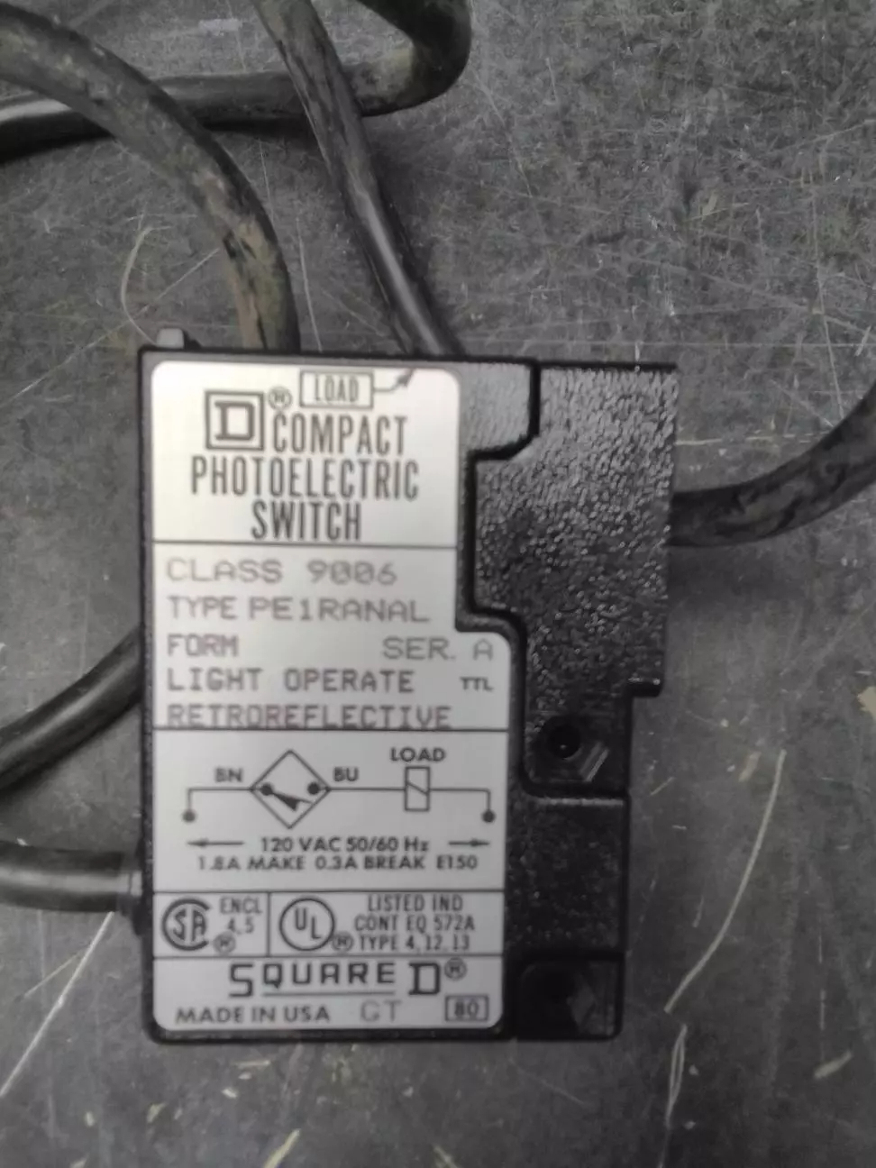 9006-PE1TANAL Square D Proximity and Photoelectric Switches