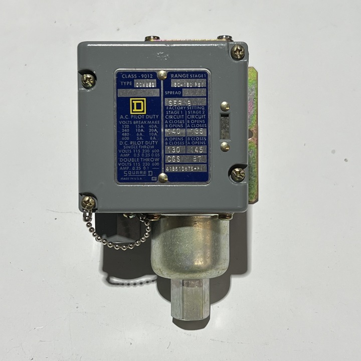 9012DCW8S2 Square D Pressure Switches