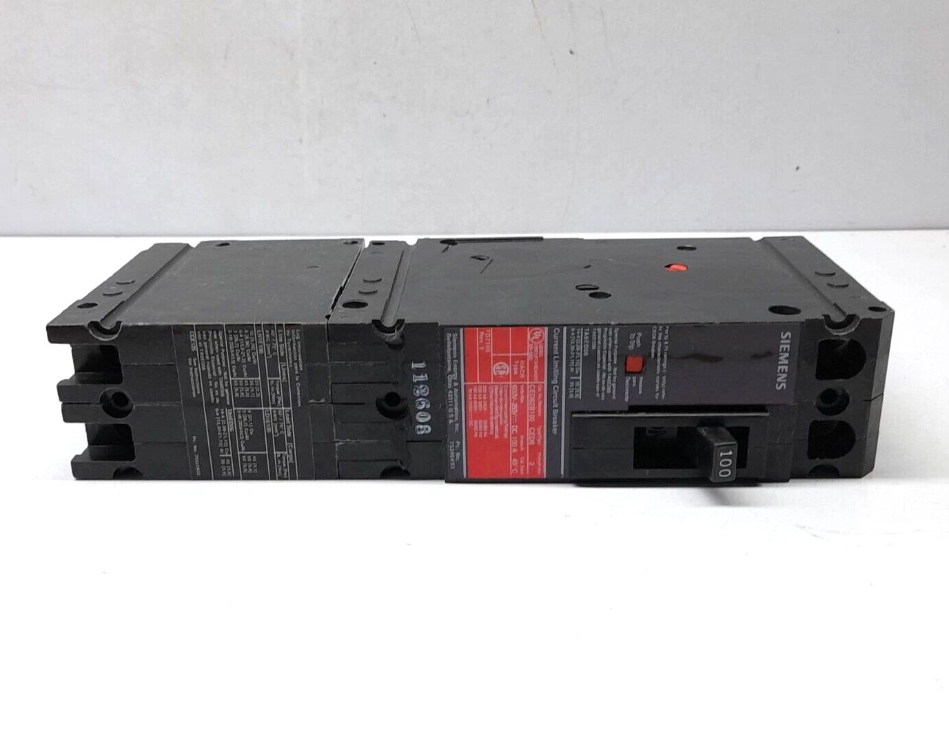 CED62B100 Siemens Molded Case Breakers (MCCBs)