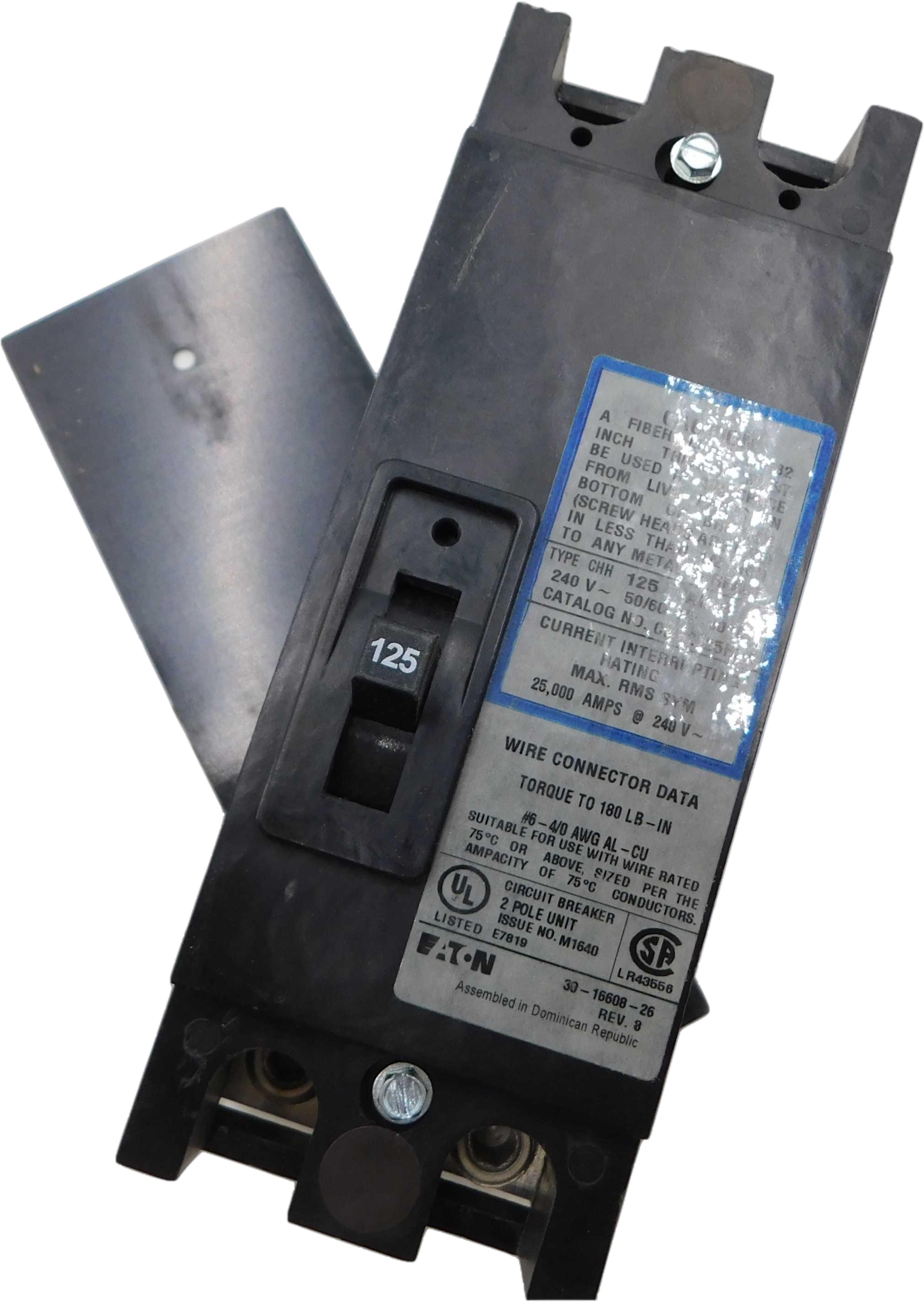 CHH2125H2X Eaton Molded Case Breakers (MCCBs)