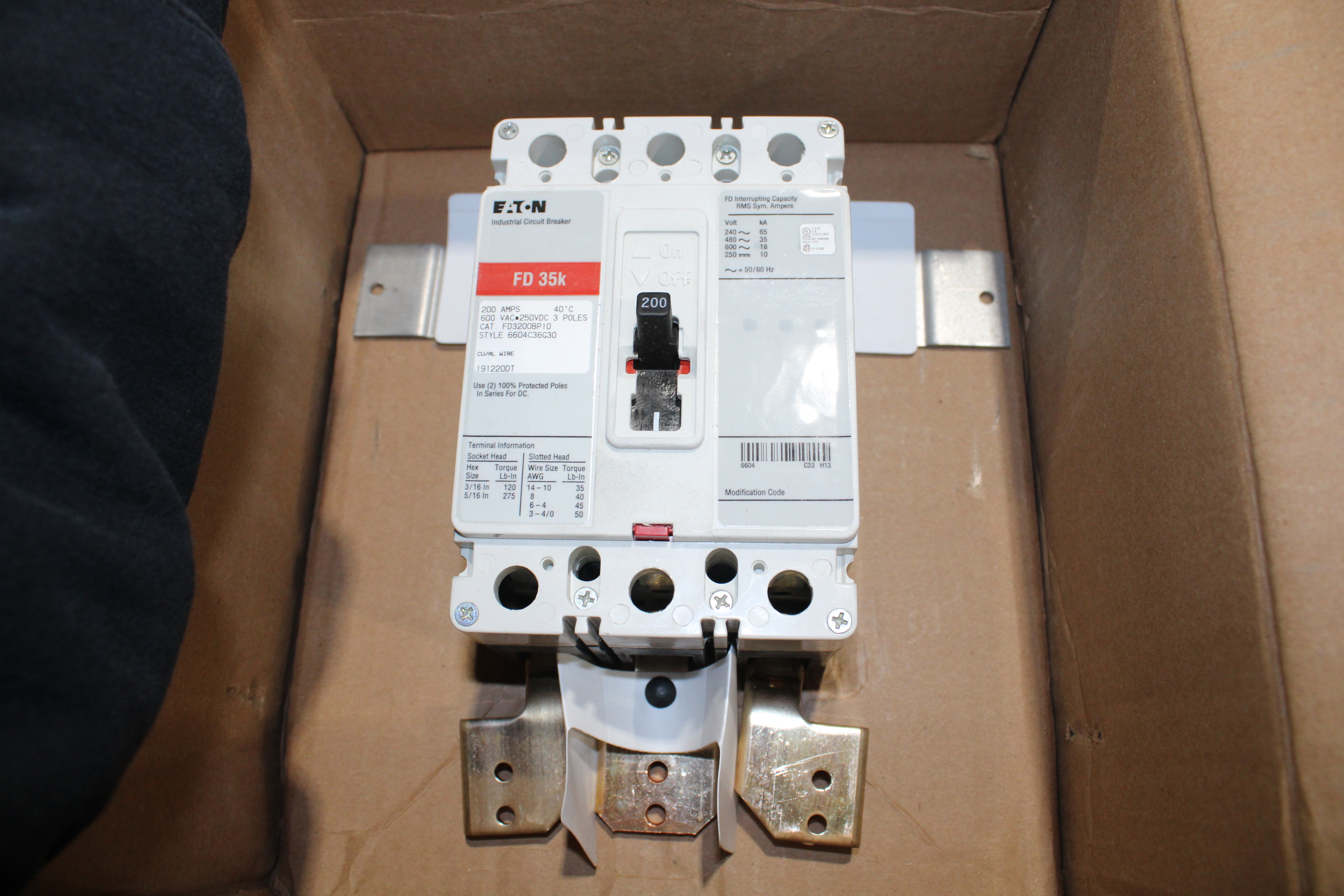 BKFD200T Eaton Molded Case Breakers (MCCBs)